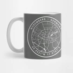 Nuremberg Map Mug